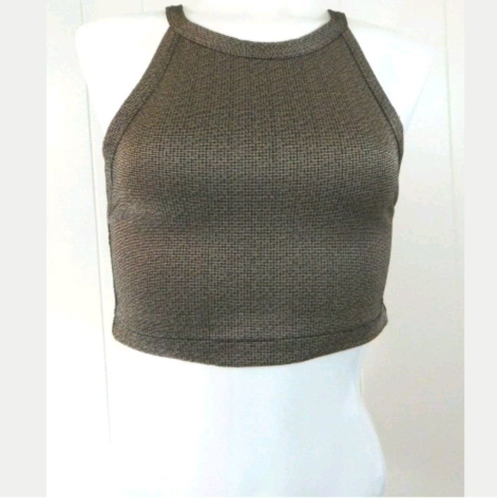 Free People Keyhole Back Crop Top